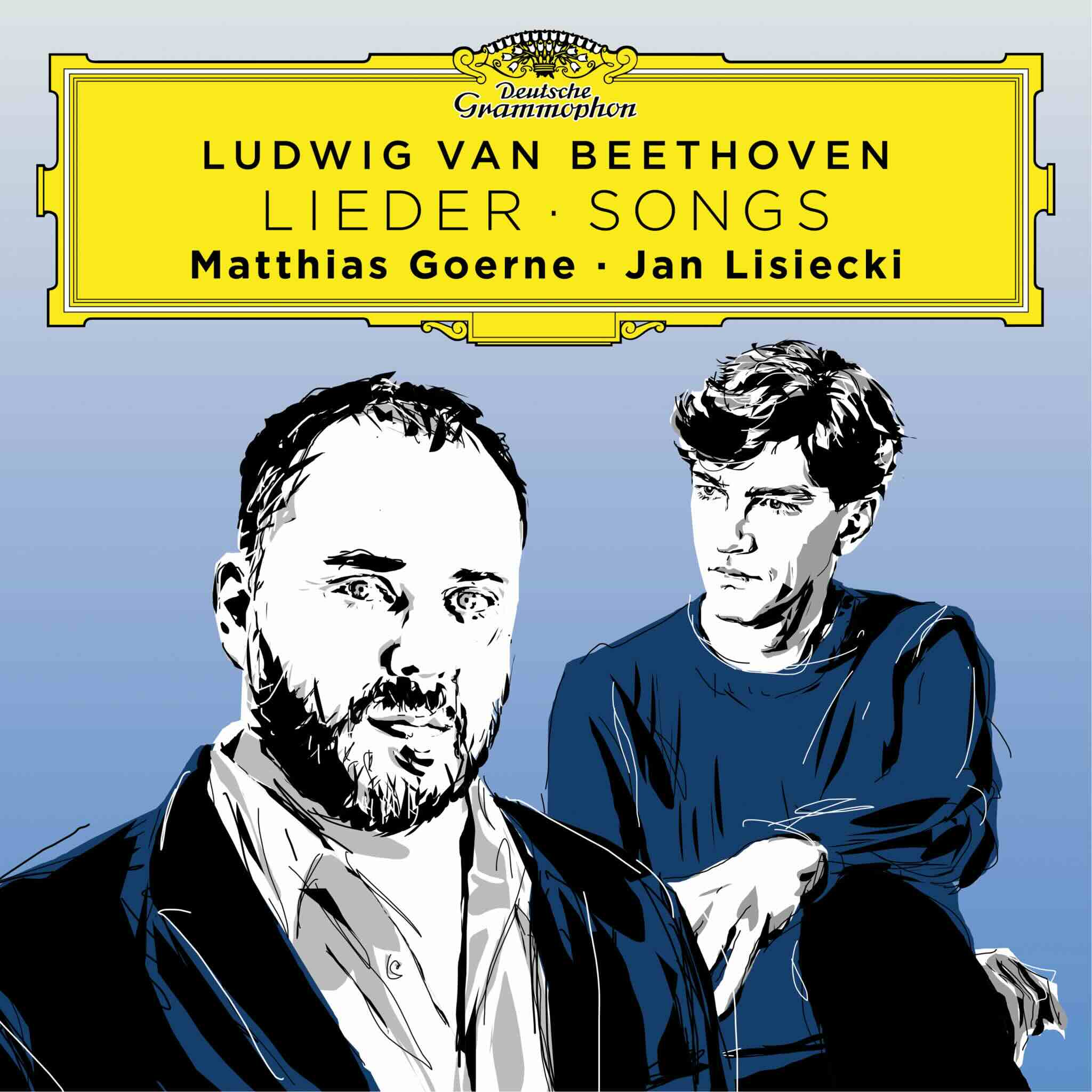 Cover for Beethoven Songs with Matthias Goerne.